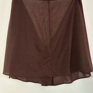 Chic Brown Women's Swim Sarong